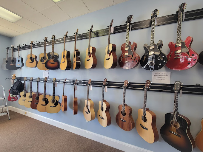 Guitars at Waynesboro Music.